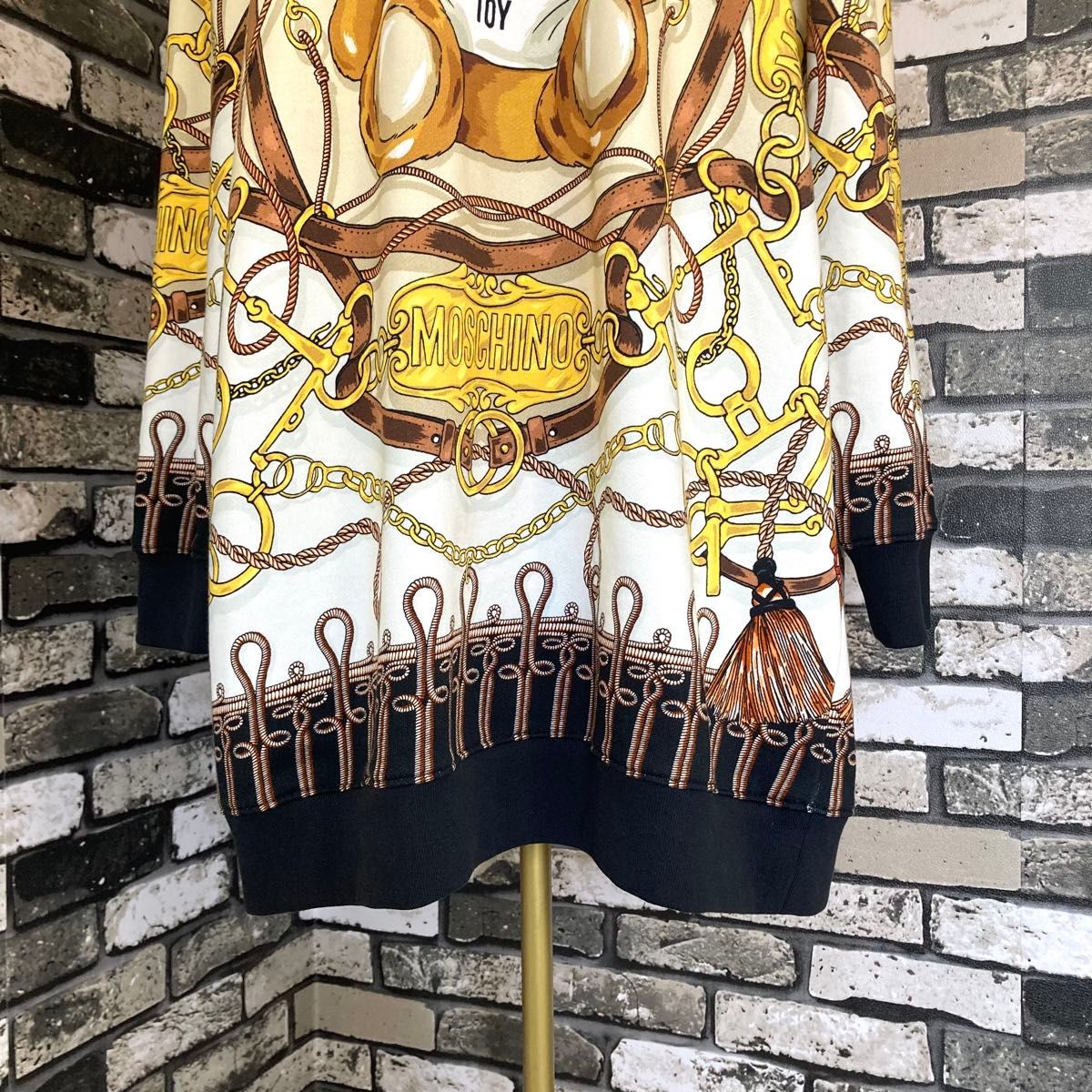 MOSCHINO モスキーノ ベア スェット ワンピース トレーナー MOSCHINO モスキーノ ベア スェット ワンピース トレーナー
