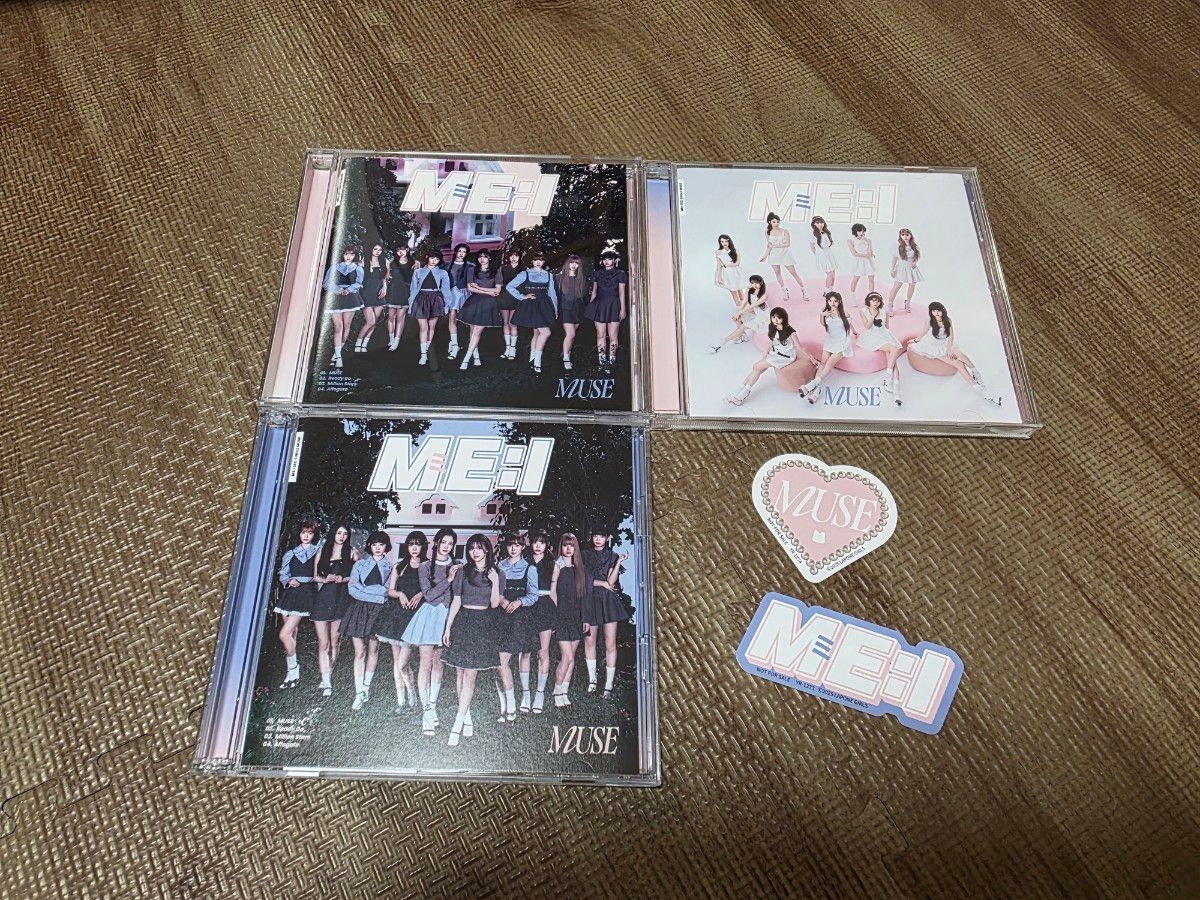 3枚セット】ME I MUSE 初回限定盤A B 通常盤 CD DVDのみ 未再生 3枚セット】ME I MUSE 初回限定盤A B 通常盤 CD DVDのみ 未再生