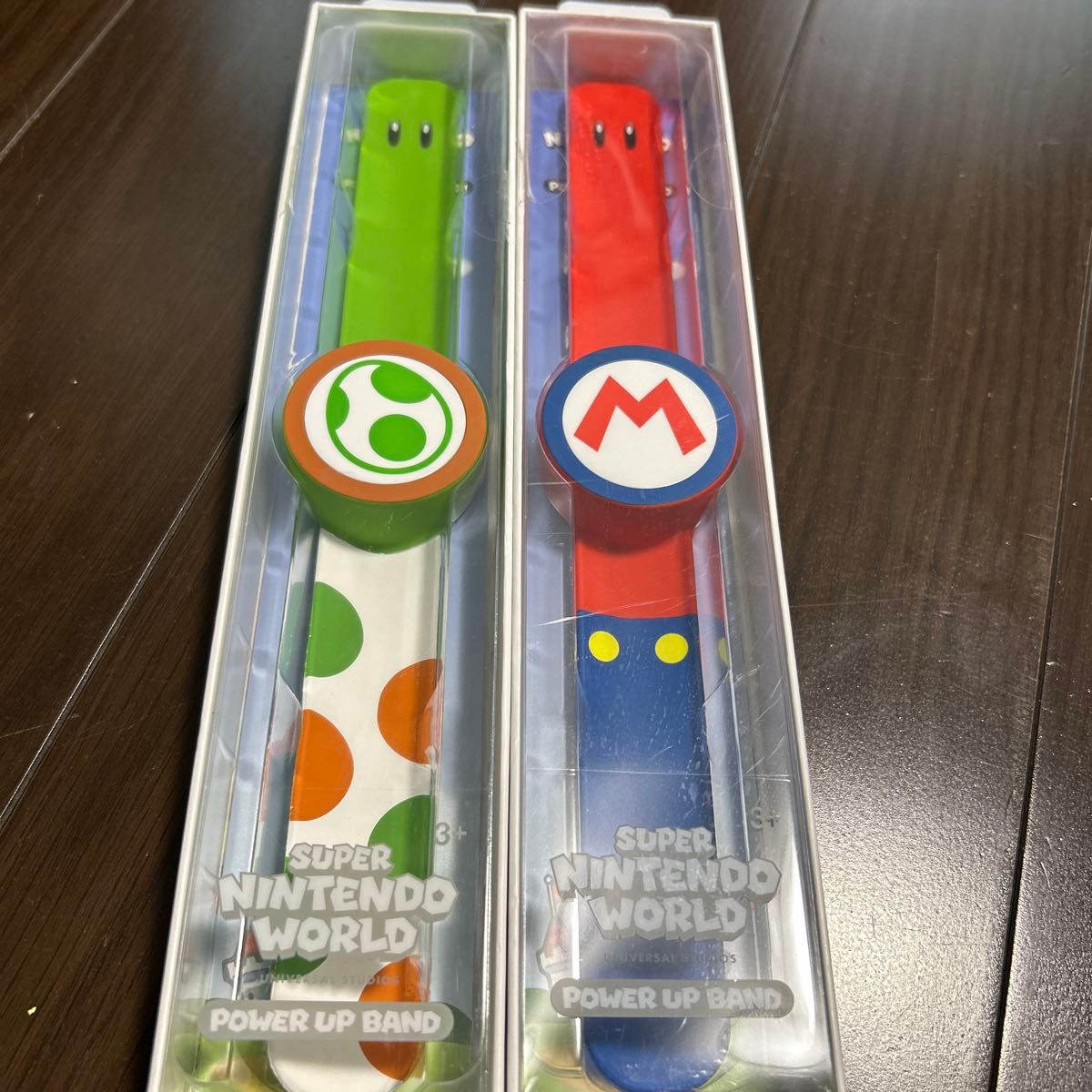 【海外輸入】 美品 パワーアップバンド USJ マリオ ヨッシー 2本セット ユニバ スーパーマリオ
