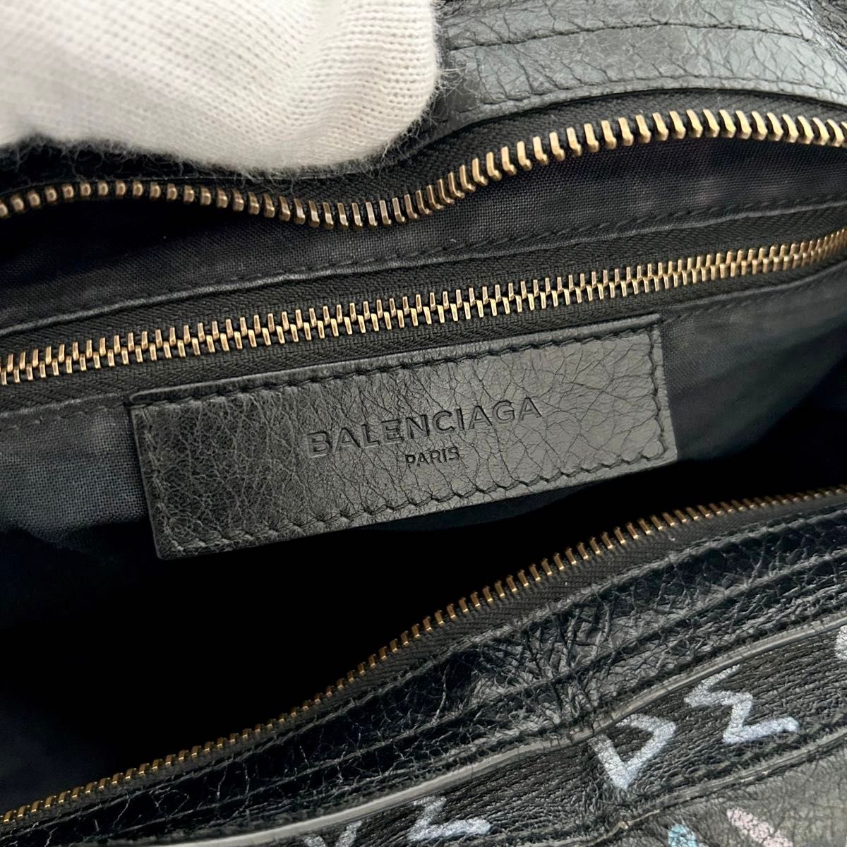 BALENCIAGA ハンドバッグ ショルダー シティ グラフィティ 2way BALENCIAGA ハンドバッグ ショルダー シティ グラフィティ 2way