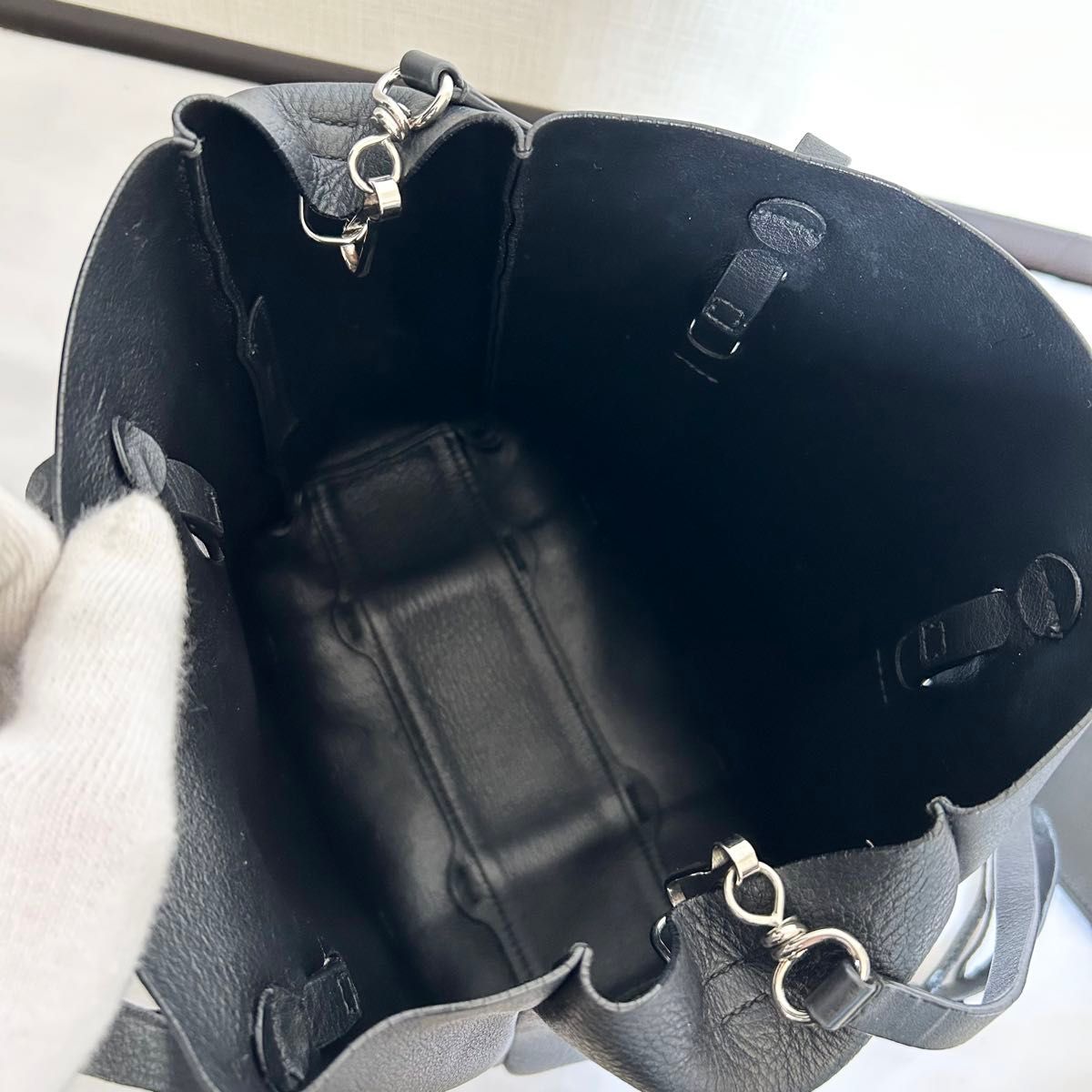 美品 2way BALENCIAGA トートバッグ ショルダー 黒 エブリデイ 美品 2way BALENCIAGA トートバッグ ショルダー 黒 エブリデイ