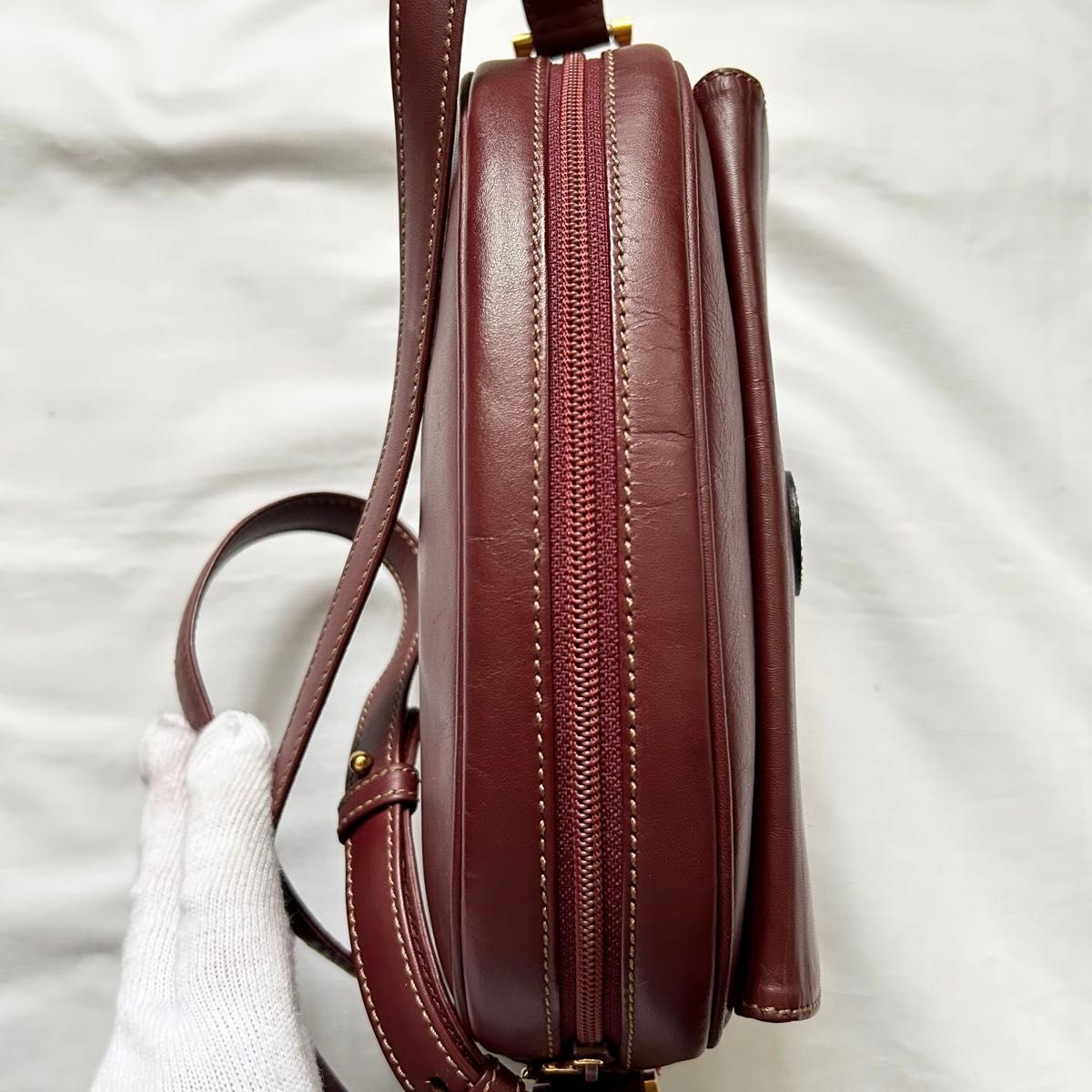 美品 マストドゥカルティエ ショルダーバッグ マストライン 美品 マストドゥカルティエ ショルダーバッグ マストライン