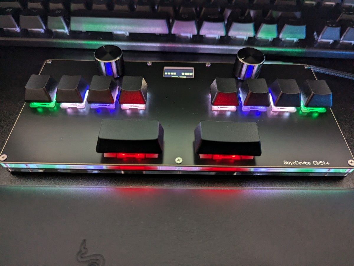 djmax ez2on sayodevice cm51+ 白色 daoコン キーボード【静音化 djmax ez2on sayodevice cm51+ 白色 daoコン キーボード【静音化