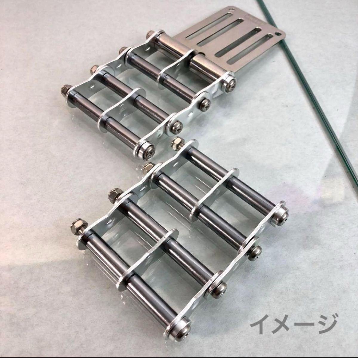 ニックスベルトループ対応 腰道具カスタムチェーン シルバー3組 ニックスベルトループ対応 腰道具カスタムチェーン シルバー3組