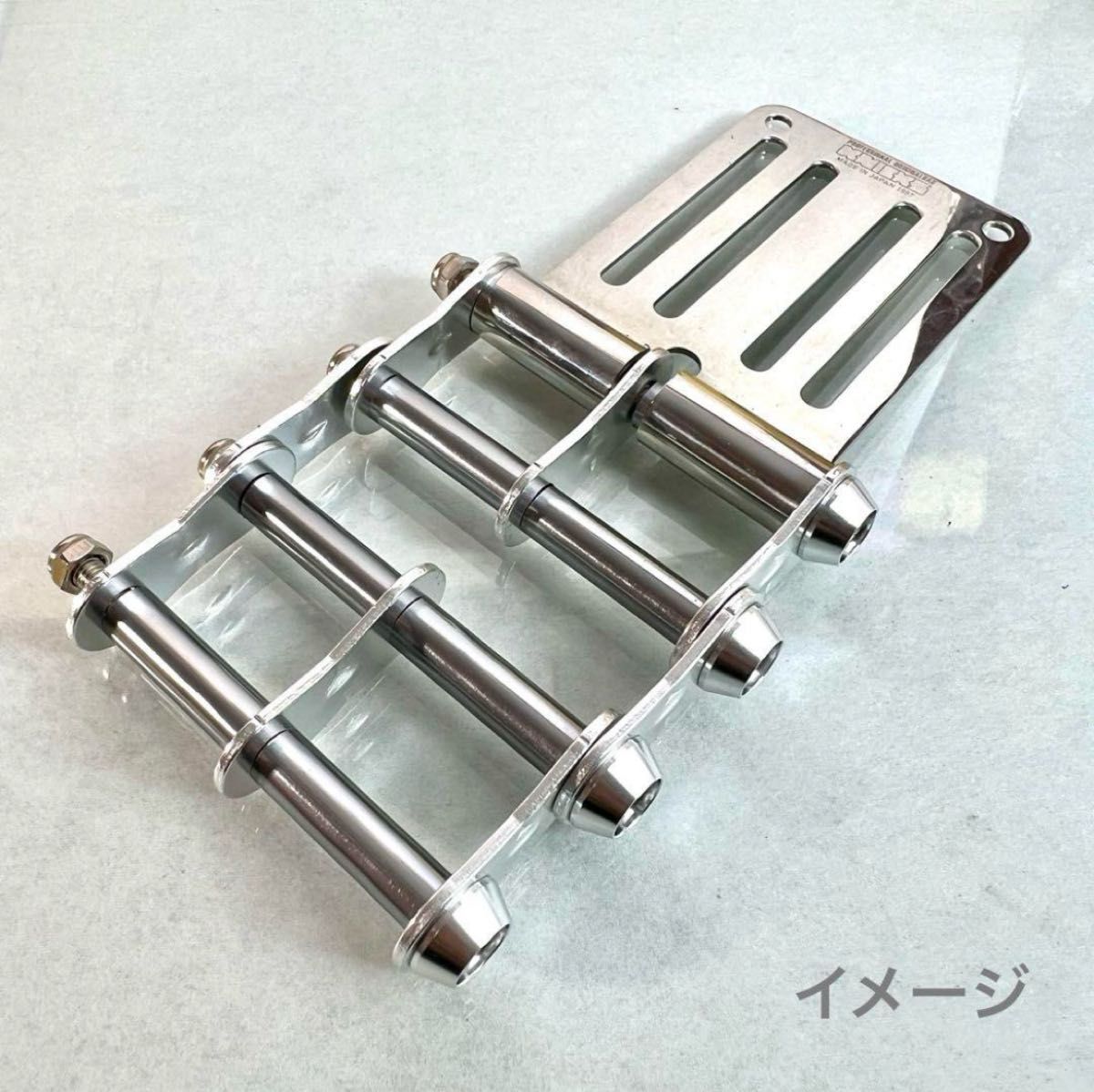 ニックス風 腰道具カスタムチェーン メタリックシルバー深型 ニックス風 腰道具カスタムチェーン メタリックシルバー深型