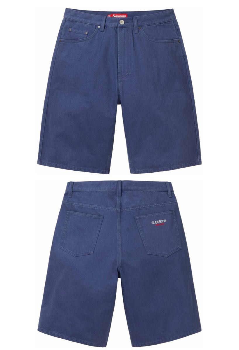 Supreme Baggy Denim Short(24ss) Navy サイズ30【美品】バギー Supreme Baggy Denim Short(24ss) Navy サイズ30【美品】バギー