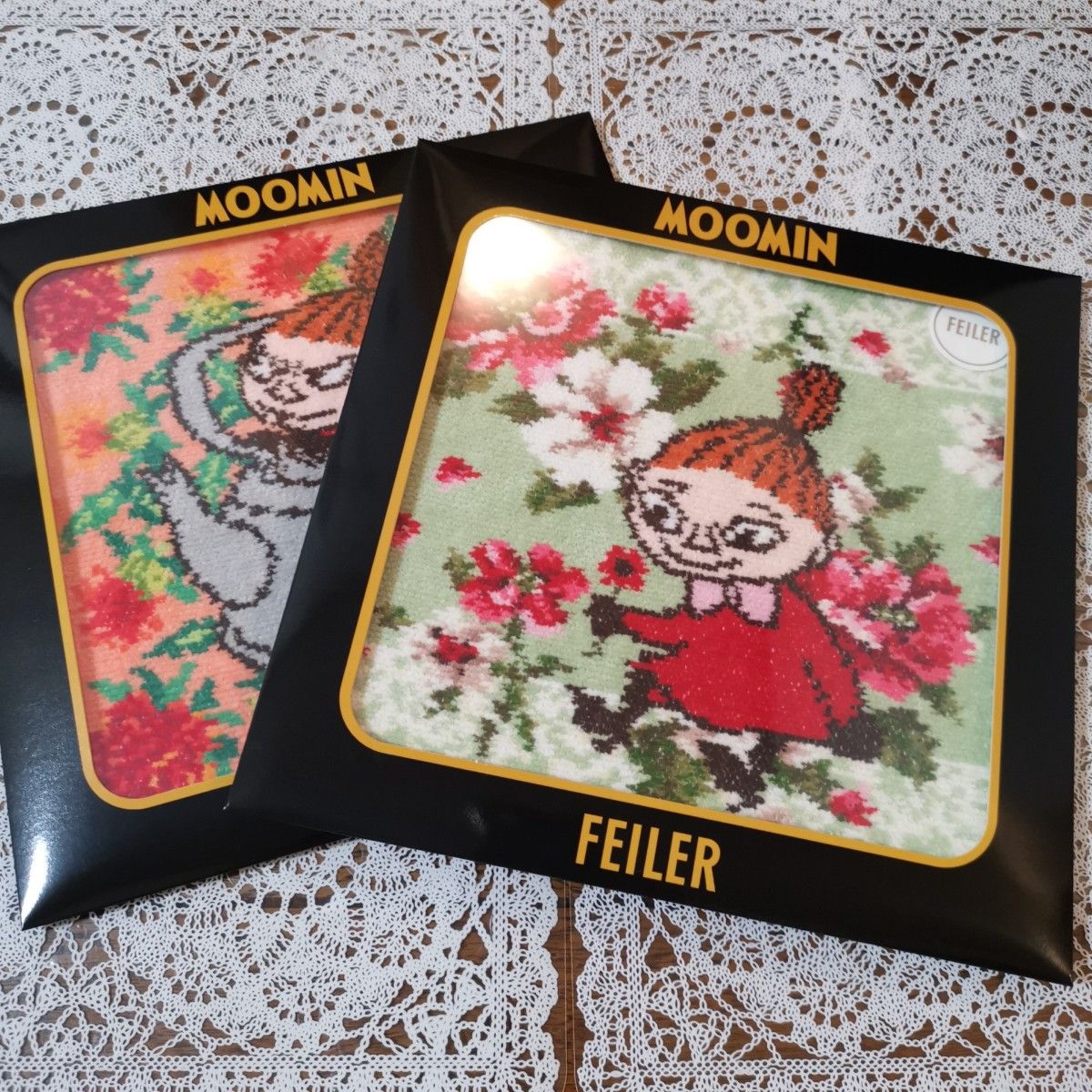 フェイラー×ムーミン リトルミイ ハンカチ 2枚セット|Yahoo フェイラー×ムーミン リトルミイ ハンカチ 2枚セット|Yahoo