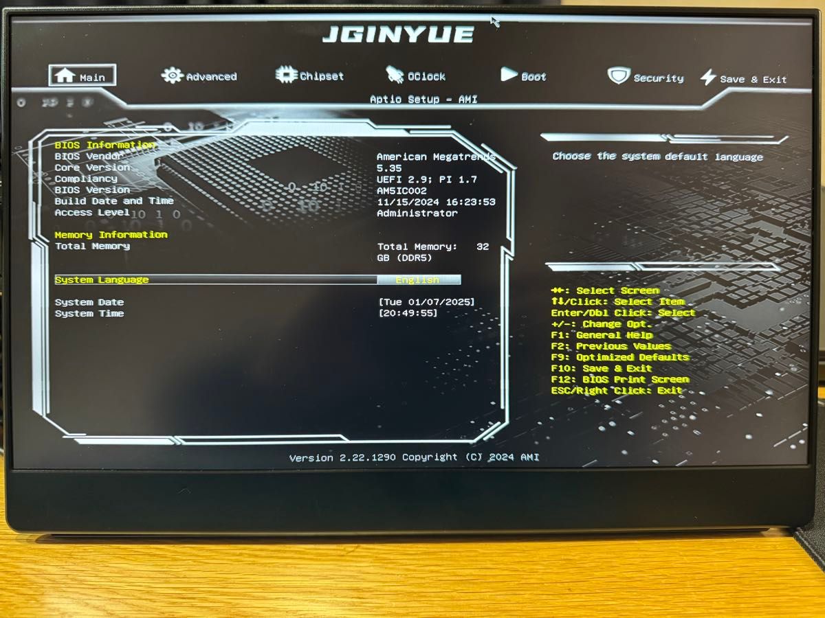 JGINYUE B650i Night Devil ver2 3 mini itx AM5 マザーボード JGINYUE B650i Night Devil ver2 3 mini itx AM5 マザーボード