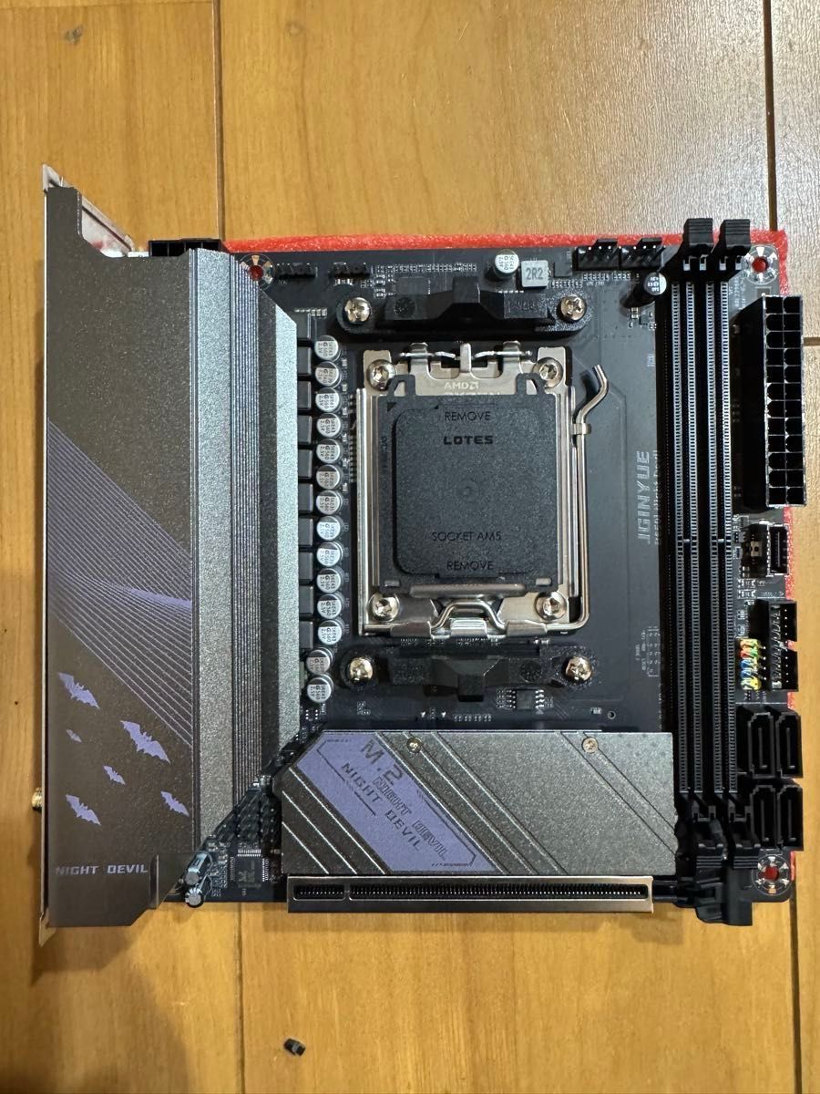 JGINYUE B650i Night Devil ver2 3 mini itx AM5 マザーボード JGINYUE B650i Night Devil ver2 3 mini itx AM5 マザーボード