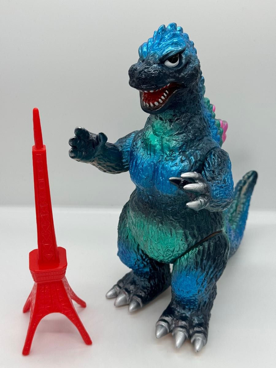 ゴジラ ソフビ 怪獣 ブルマァク 怪獣シリーズ メタリックブルー ゴジラ ソフビ 怪獣 ブルマァク 怪獣シリーズ メタリックブルー