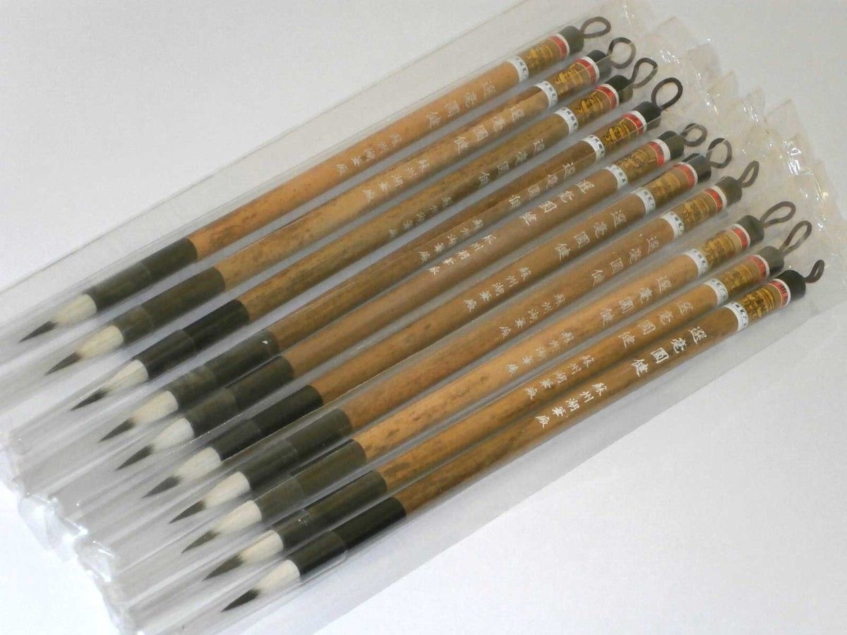 新品 金鼎牌 選毫圓健 10本セット 蘇州湖筆廠 小筆 唐筆 選毫円 新品 金鼎牌 選毫圓健 10本セット 蘇州湖筆廠 小筆 唐筆 選毫円