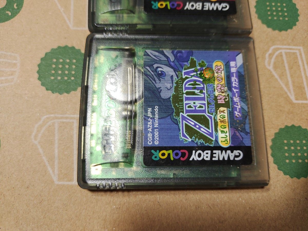 GBC ゼルダの伝説 ふしぎの木の実 大地の章 時空の章 二本セット GBC ゼルダの伝説 ふしぎの木の実 大地の章 時空の章 二本セット
