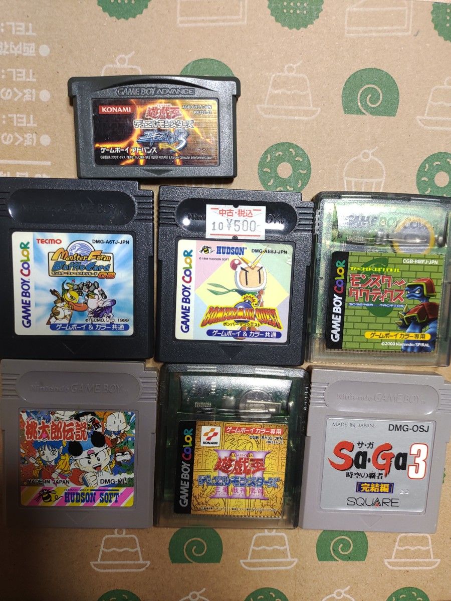 7本セット ゲームボーイ カラー ソフト GB GBC GBA まとめ 7本セット ゲームボーイ カラー ソフト GB GBC GBA まとめ