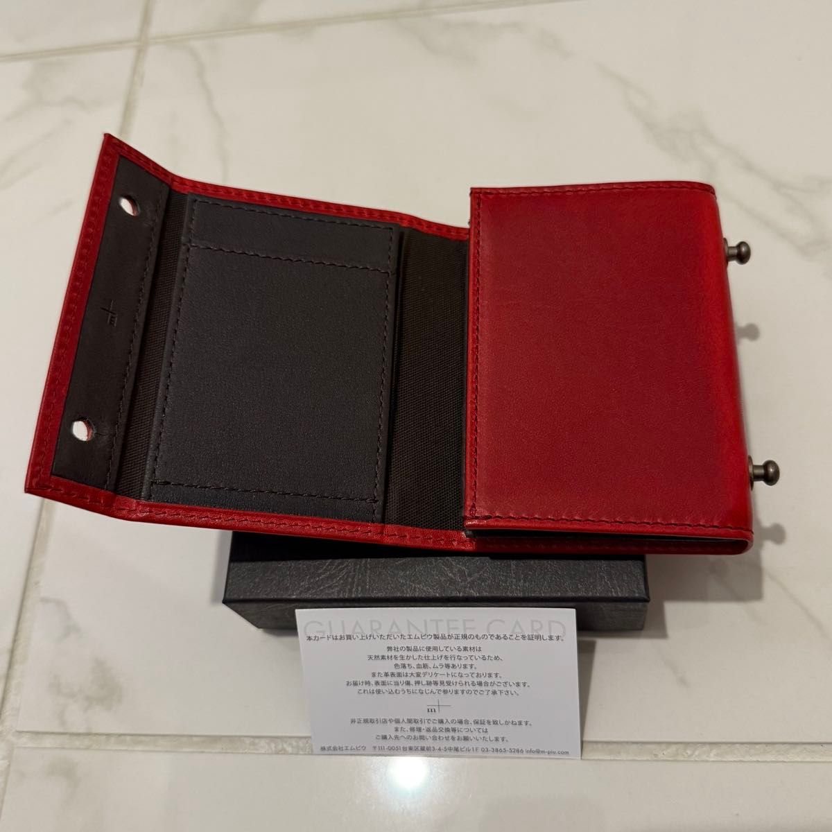 BUSCHETO rosso【新品】エムピウ ミッレフォッリエ2 P25 折り BUSCHETO rosso【新品】エムピウ ミッレフォッリエ2 P25 折り