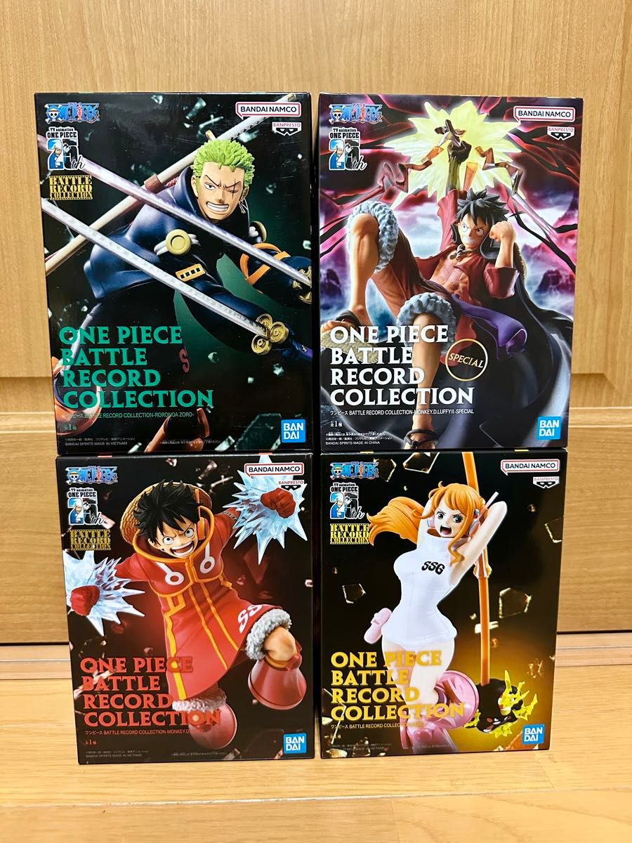 4個セット ワンピース フィギュア BATTLE RECORD COLLECTION 4個セット ワンピース フィギュア BATTLE RECORD COLLECTION