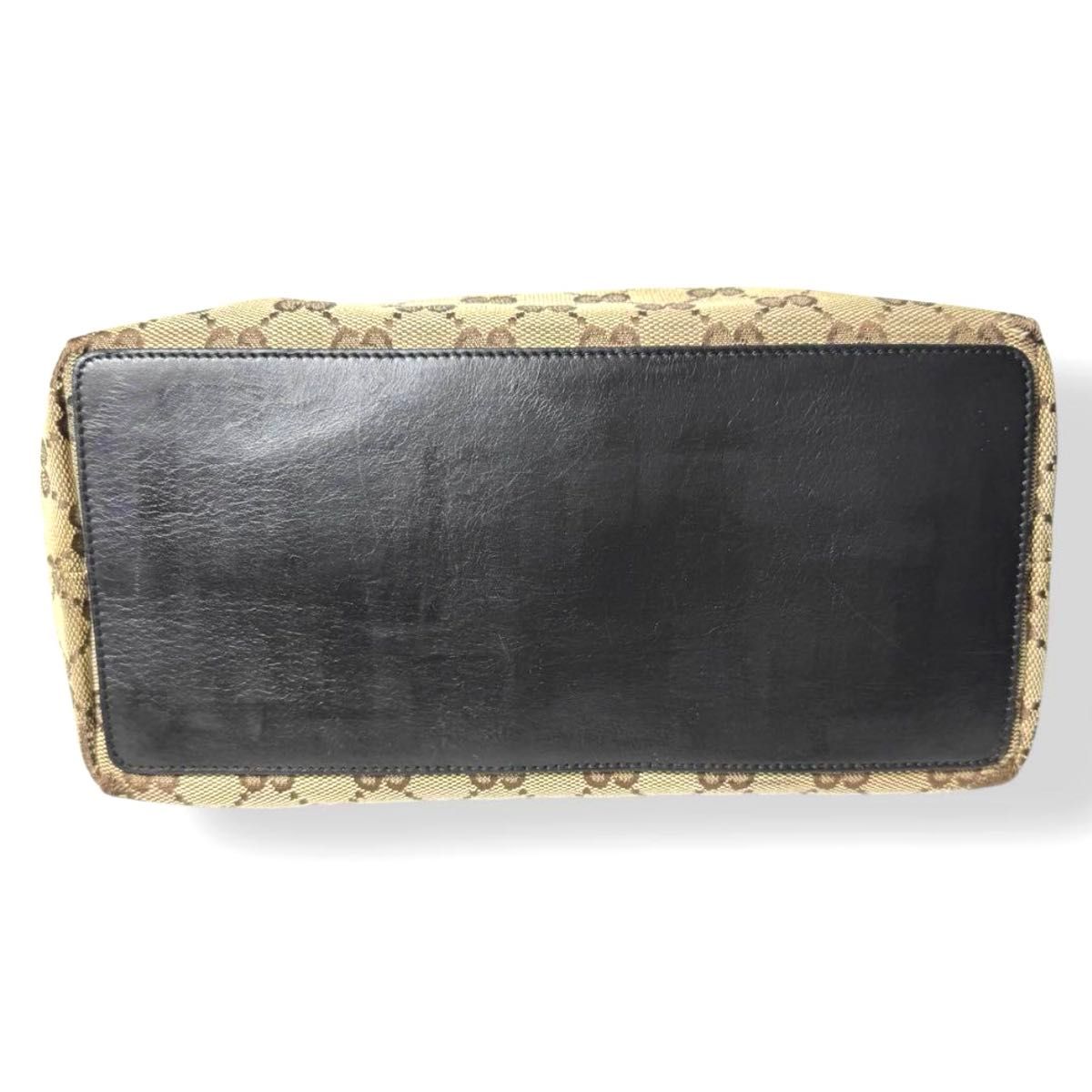 GUCCI GGキャンバス トートバッグ ゴールド金具 肩掛け 手提げ GUCCI GGキャンバス トートバッグ ゴールド金具 肩掛け 手提げ