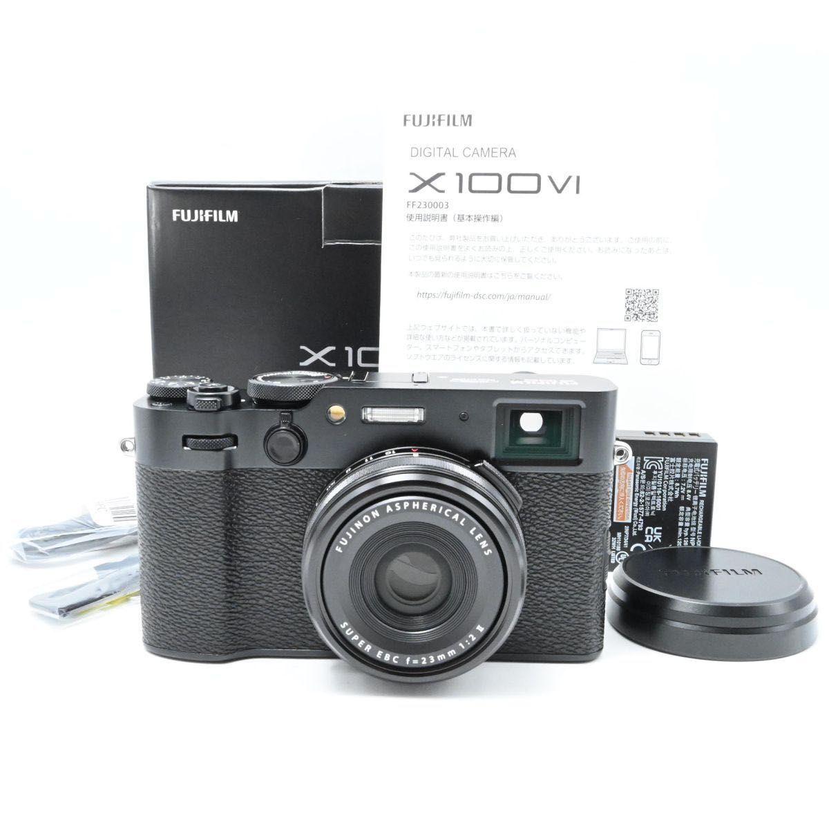 富士フイルム(FUJIFILM) デジタルカメラ X100Ⅵ ブラック X100Ⅵ 富士フイルム(FUJIFILM) デジタルカメラ X100Ⅵ ブラック X100Ⅵ