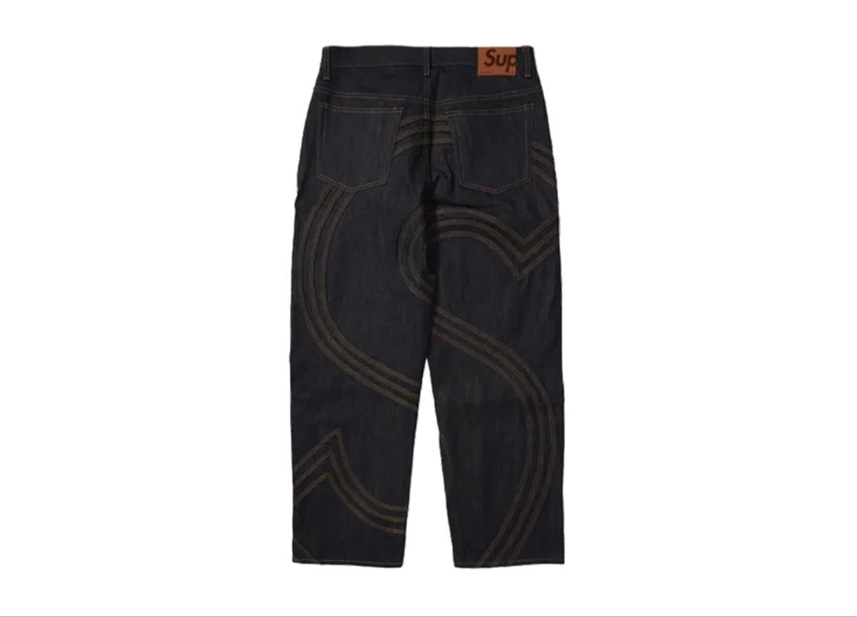 Supreme S Logo Rigid Baggy Jean Supreme S Logo Rigid Baggy Jean