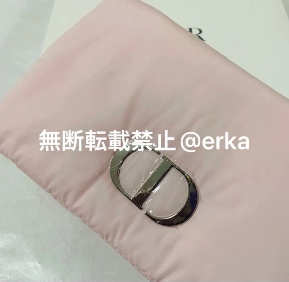 新品 DIORディオールノベルティ ストローポーチロゴ ミニ