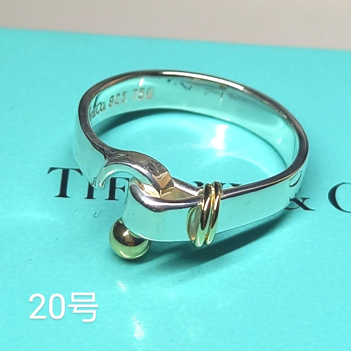 TIFFANY&Co 新品仕上げ ティファニー 20号 フックアンドアイ 925 TIFFANY&Co 新品仕上げ ティファニー 20号 フックアンドアイ 925