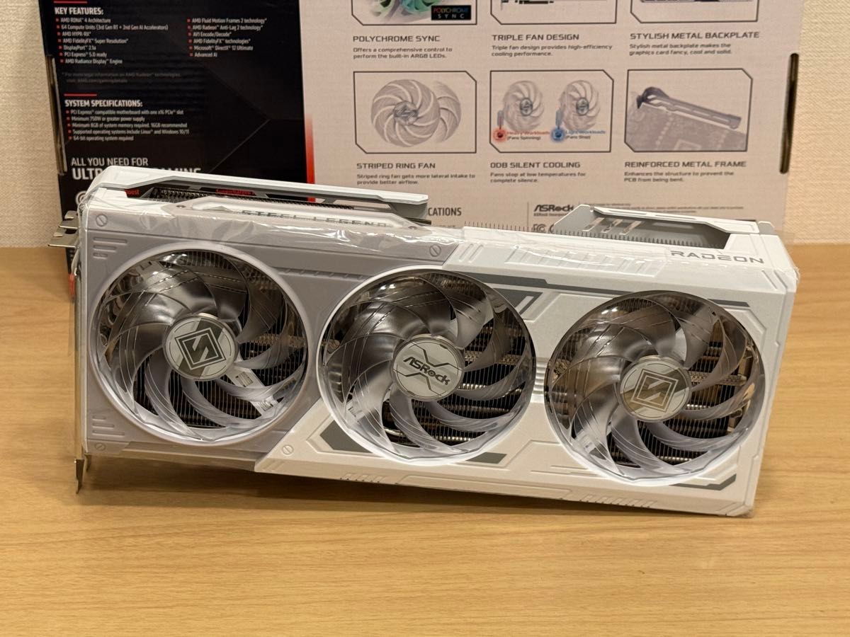AMD Radeon RX 9070 XT Steel Legend 16GB|Yahoo!フリマ(旧 AMD Radeon RX 9070 XT Steel Legend 16GB|Yahoo!フリマ(旧
