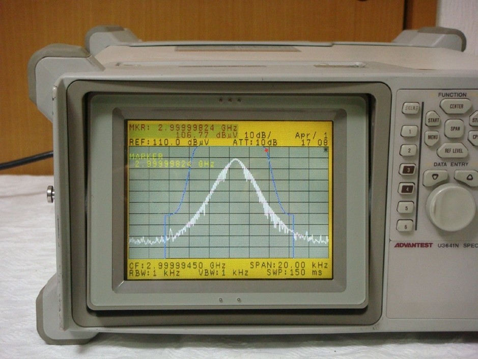 正常動作品】ADVANTEST U3641N /015/078 75ohm 3GHz RF 正常動作品】ADVANTEST U3641N /015/078 75ohm 3GHz RF