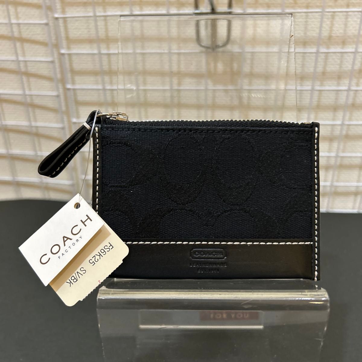 未使用タグ付】coach コーチ シグネチャー コインケース カード 未使用タグ付】coach コーチ シグネチャー コインケース カード