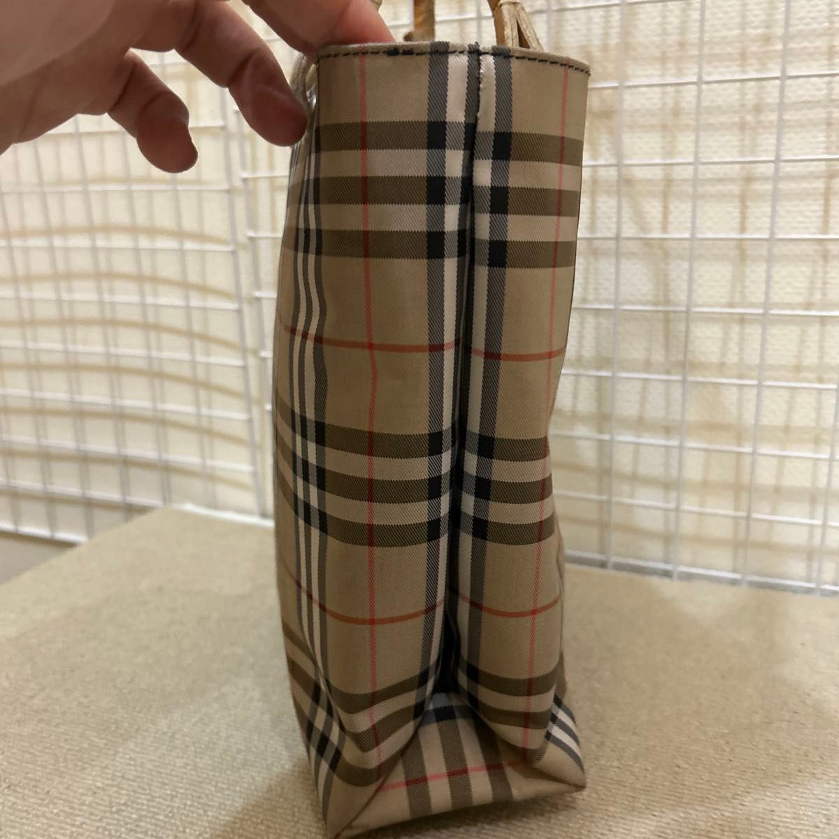 まあまあ美品】 BURBERRY バーバリー ノバチェック トートバッグ まあまあ美品】 BURBERRY バーバリー ノバチェック トートバッグ