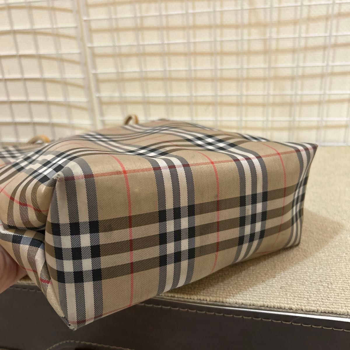 まあまあ美品】 BURBERRY バーバリー ノバチェック トートバッグ まあまあ美品】 BURBERRY バーバリー ノバチェック トートバッグ