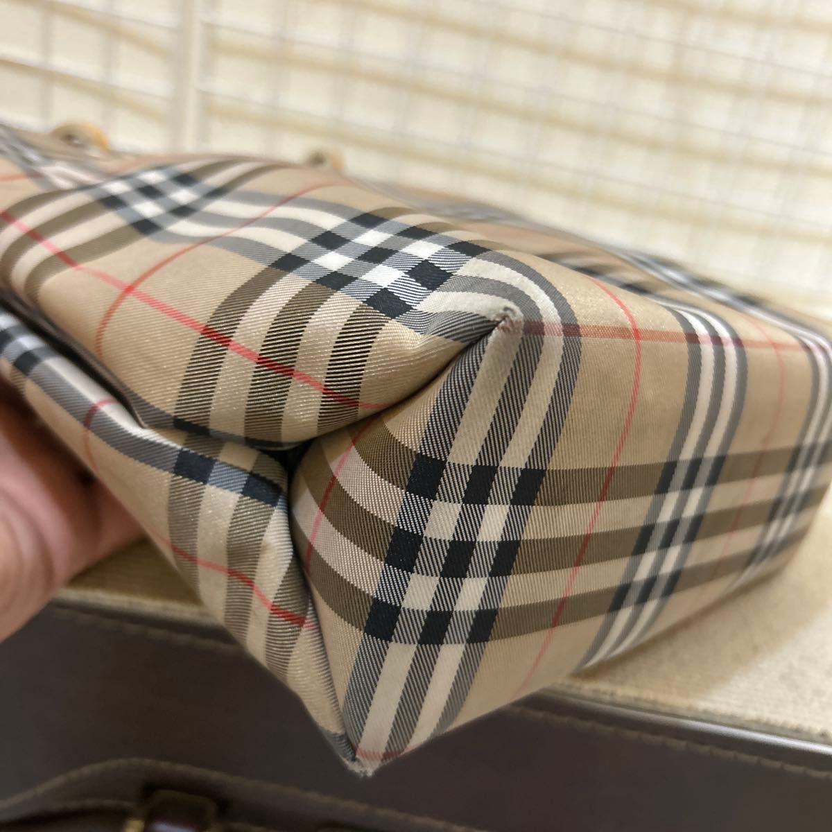 まあまあ美品】 BURBERRY バーバリー ノバチェック トートバッグ まあまあ美品】 BURBERRY バーバリー ノバチェック トートバッグ