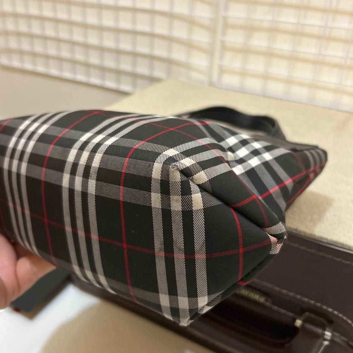 まあまあ美品】 BURBERRY バーバリー ノバチェック トートバッグ まあまあ美品】 BURBERRY バーバリー ノバチェック トートバッグ