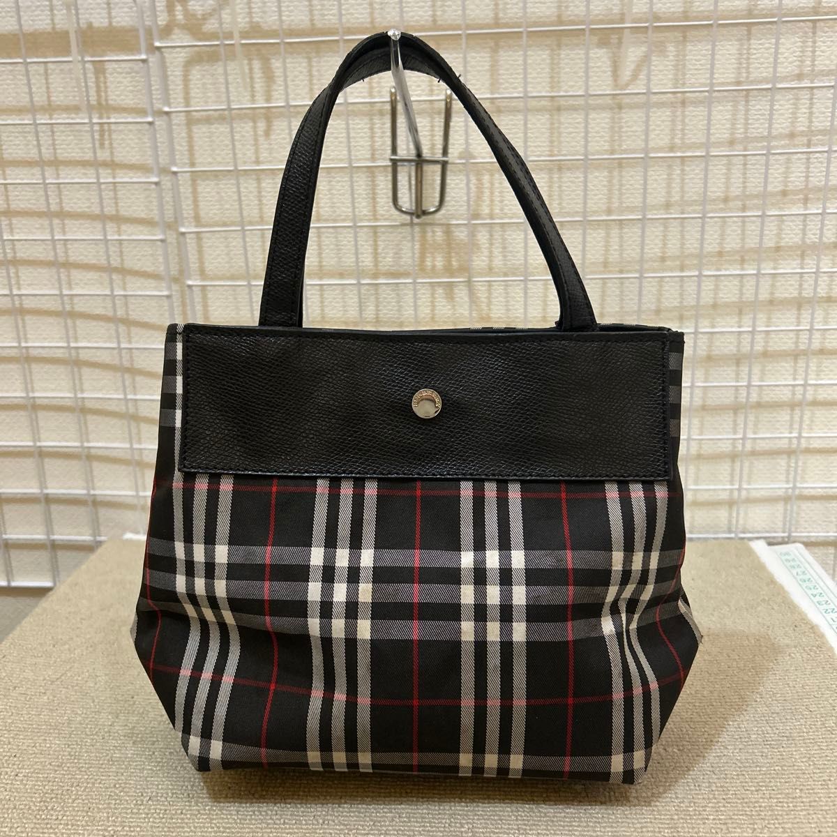 まあまあ美品】 BURBERRY バーバリー ノバチェック トートバッグ まあまあ美品】 BURBERRY バーバリー ノバチェック トートバッグ