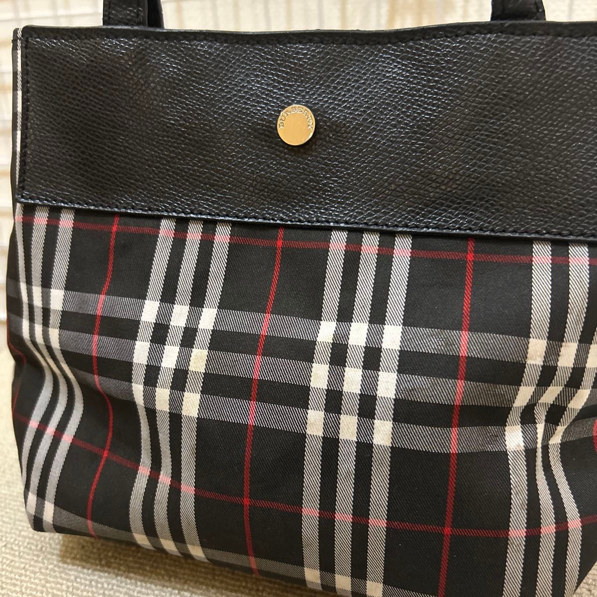 まあまあ美品】 BURBERRY バーバリー ノバチェック トートバッグ まあまあ美品】 BURBERRY バーバリー ノバチェック トートバッグ
