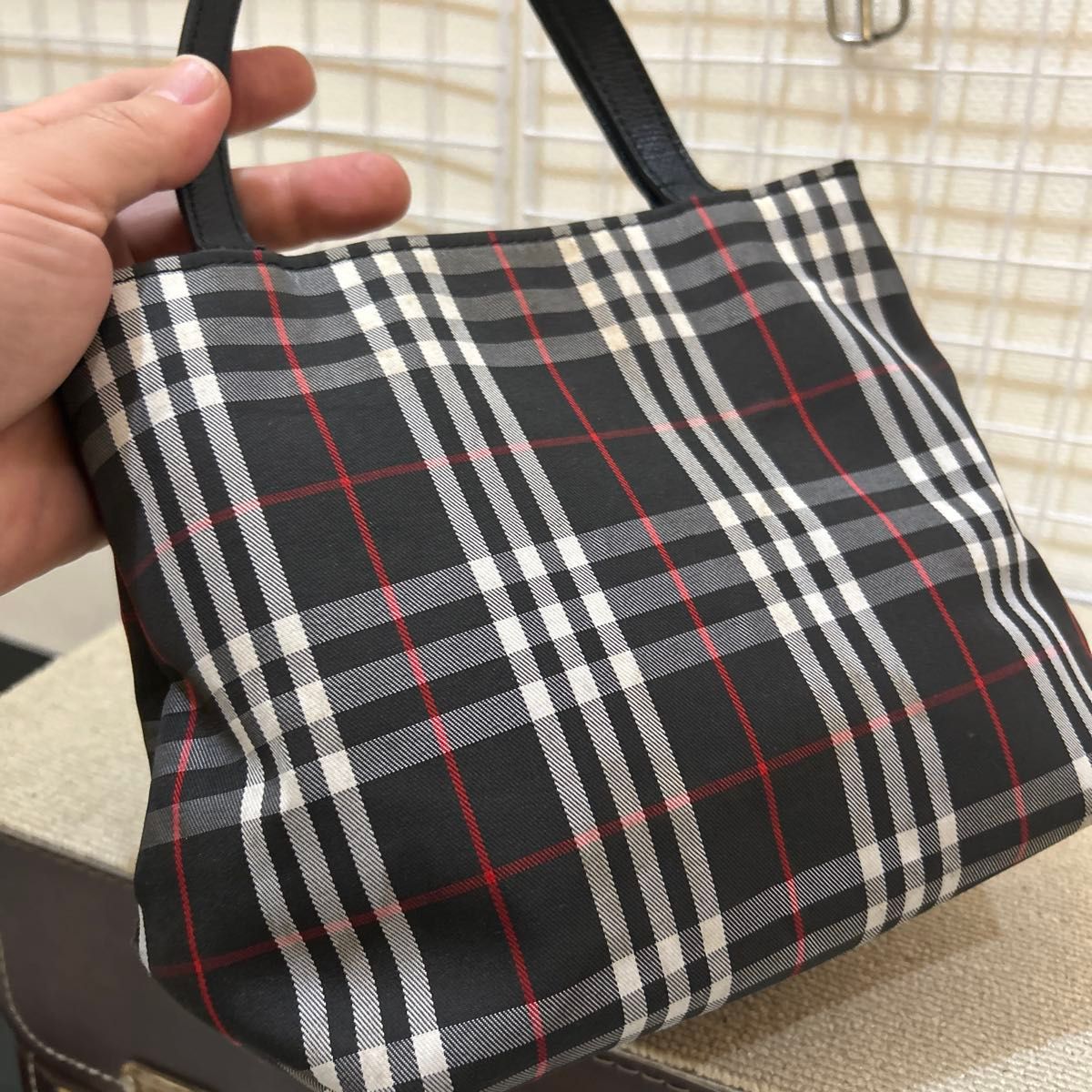 まあまあ美品】 BURBERRY バーバリー ノバチェック トートバッグ まあまあ美品】 BURBERRY バーバリー ノバチェック トートバッグ
