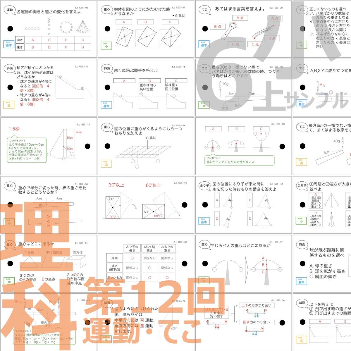 中学受験 暗記カード【6年上 社会・理科 10-17回】予習シリーズ 中学受験 暗記カード【6年上 社会・理科 10-17回】予習シリーズ