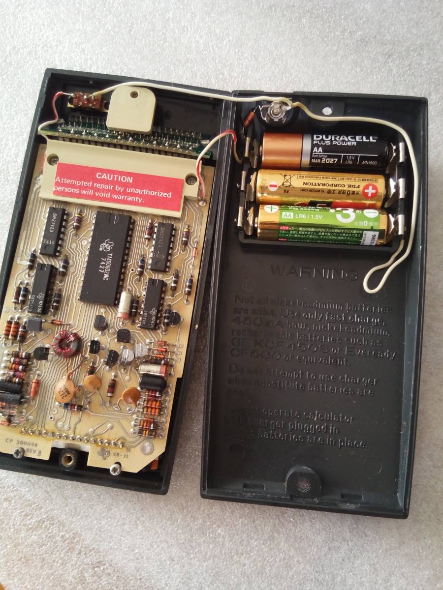 【電卓】テキサスインスツルメント(TI) SR-11 初期のLSI電卓 温かみある赤LED USA 4