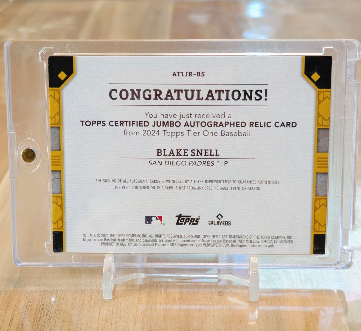 GW価格】ブレイク・スネル 大谷翔平と同僚 Topps 直筆サインと GW価格】ブレイク・スネル 大谷翔平と同僚 Topps 直筆サインと