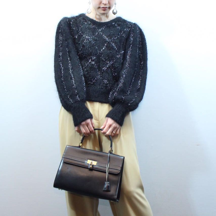 BALLY BELTED LEATHER HAND BAG MADE IN ITALY/バリーベルテッドレザー