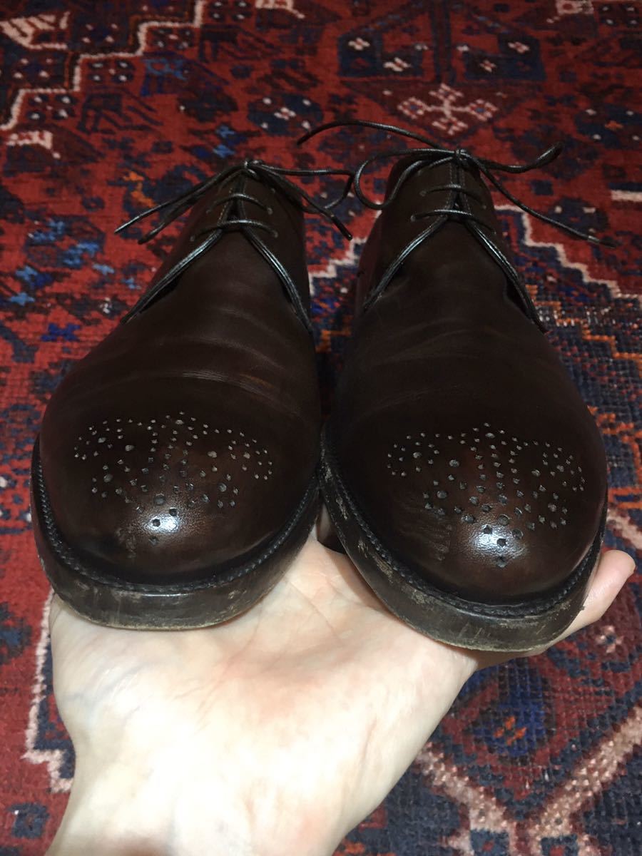 SILVANO SASSETTI LEATHER BROGUE SHOES MADE IN ITALY/シルヴァノ