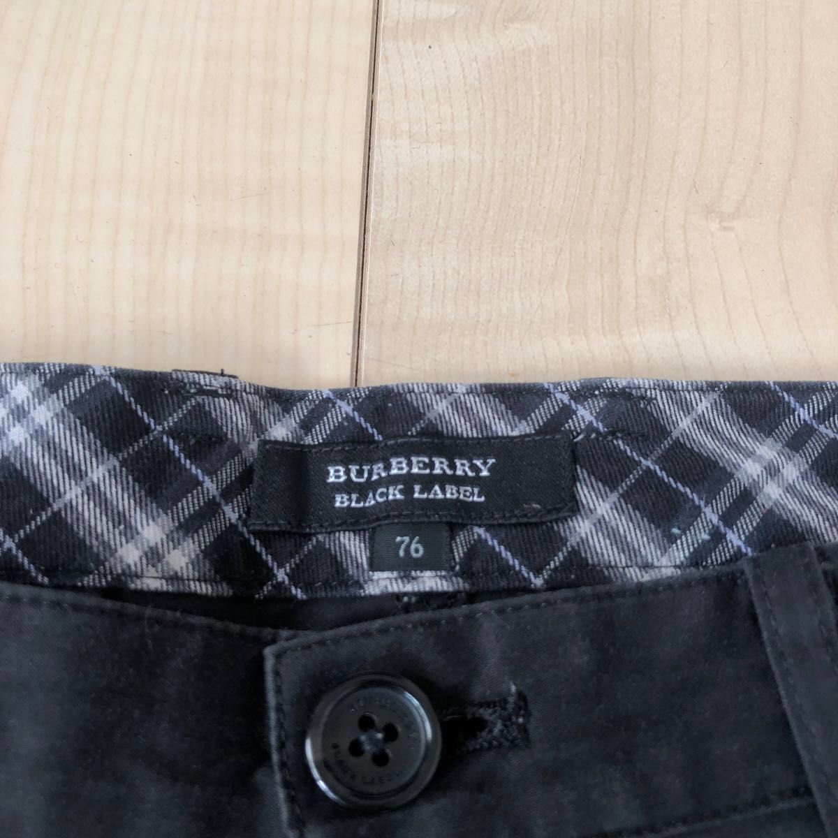 BURBERRY BLACK LABEL バーバリー パンツ 76 ブラック 三陽商会 BURBERRY BLACK LABEL バーバリー パンツ 76 ブラック 三陽商会
