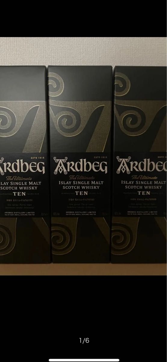 ARDBEG アードベッグ TEN 10年 3本セット 箱入り シングルモルト ARDBEG アードベッグ TEN 10年 3本セット 箱入り シングルモルト