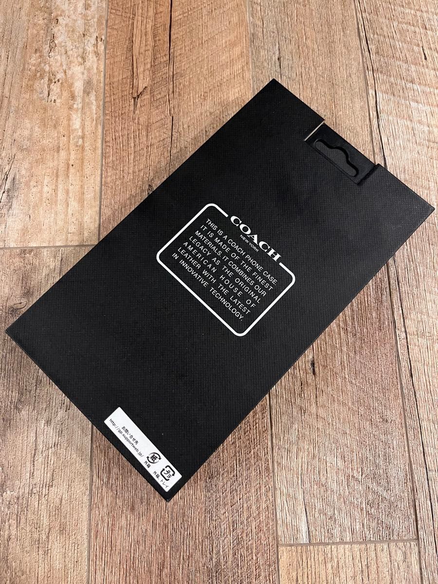 新品 COACH iPhone13 14 シグネチャー コーチ ブラック 新品 COACH iPhone13 14 シグネチャー コーチ ブラック