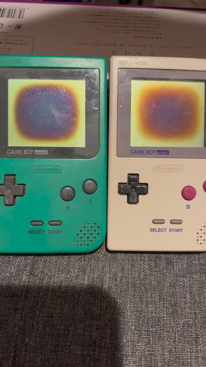ゲームボーイポケット 任天堂 MGB-001 ジャンク 2台セット GAMEBOY