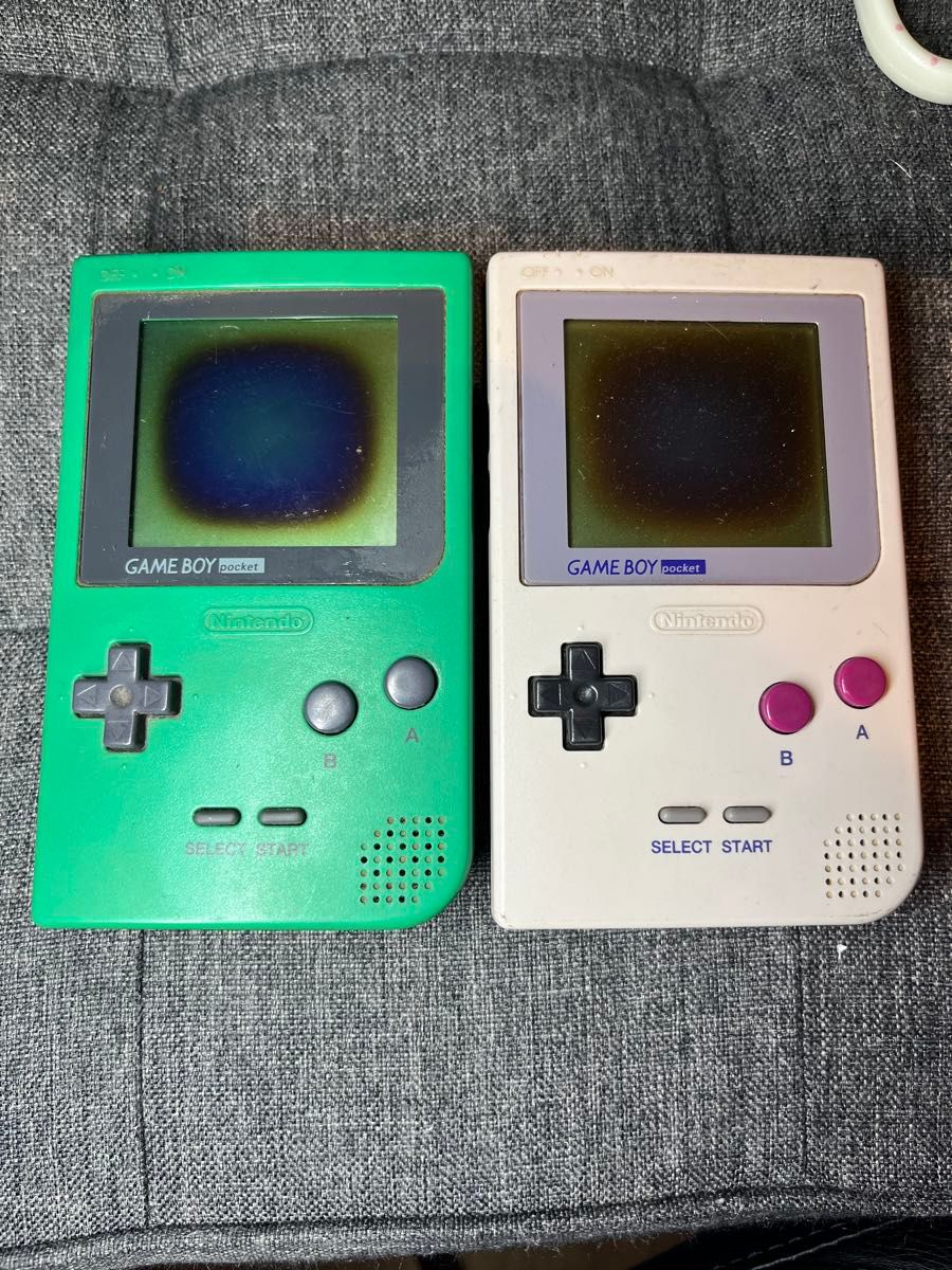ゲームボーイポケット 任天堂 MGB-001 ジャンク 2台セット ゲームボーイポケット 任天堂 MGB-001 ジャンク 2台セット