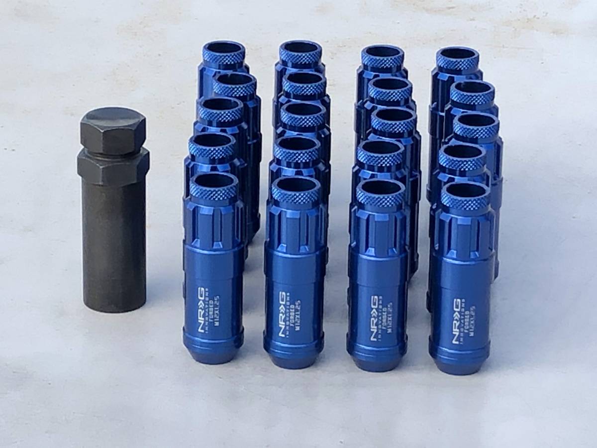 NRG 751series forged aluminium penetrate nut blue M12x1.5 20 today production Subaru 86 USDM STANCE regular imported goods immediate payment LN751BL