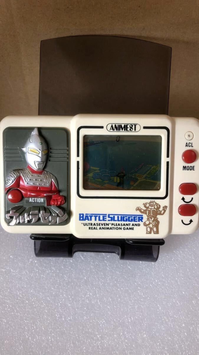 【動作良好】BANDAI BATTLE SLUGGER UL-03 バトルスラッガー ウルトラセブン LCDレトロゲームウォッチ