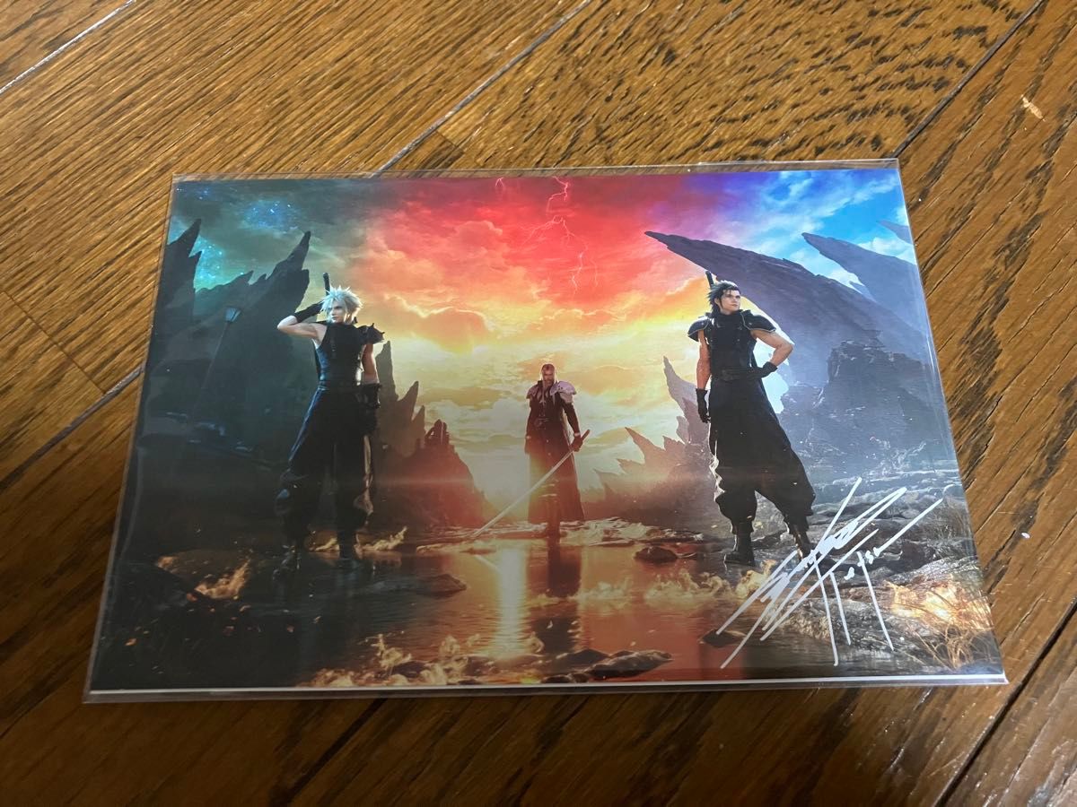FF7 アドベントチルドレン ポストカード ロゴアクリルスタンド FF7 アドベントチルドレン ポストカード ロゴアクリルスタンド