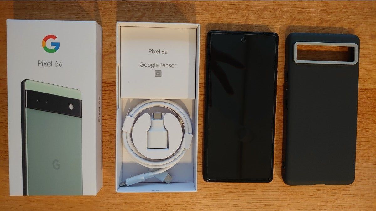 新品未使用級】Google Pixel 6a 本体&スマホカバー SIMフリー 新品未使用級】Google Pixel 6a 本体&スマホカバー SIMフリー