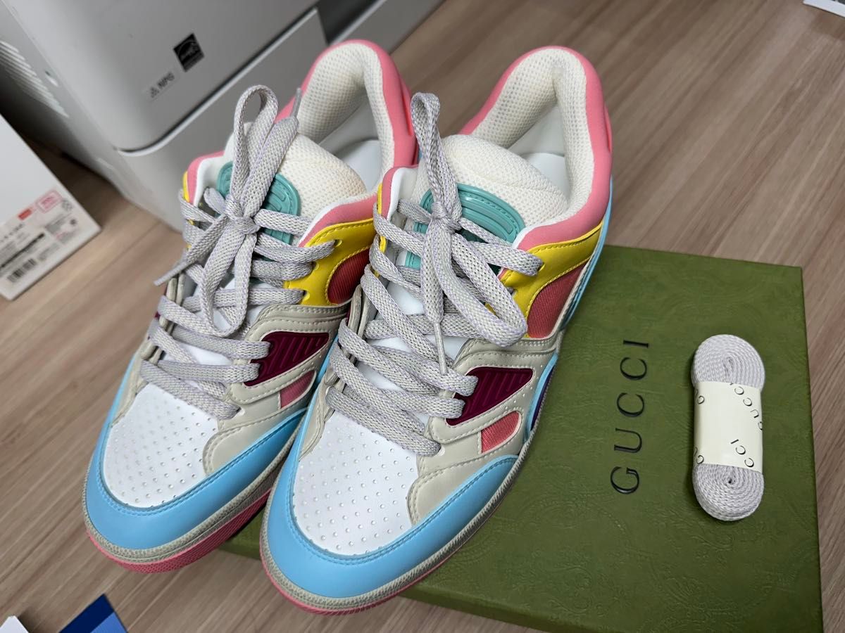 On 24AW スニーカー マルチカラー Made In Italy GUCCI スニーカー カラフル マルチカラー 日本サイズ37 新品未