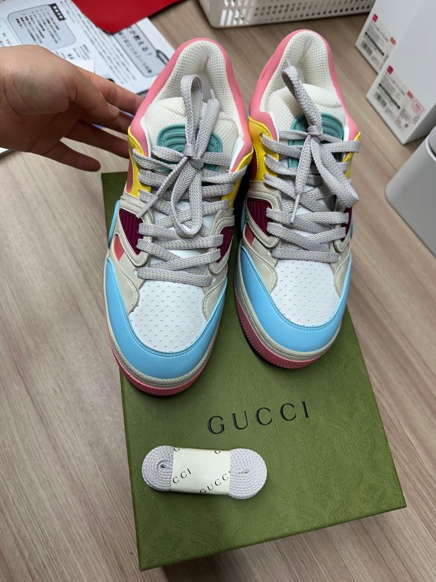 GUCCI スニーカー カラフル マルチカラー 日本サイズ37 新品未 GUCCI スニーカー カラフル マルチカラー 日本サイズ37 新品未